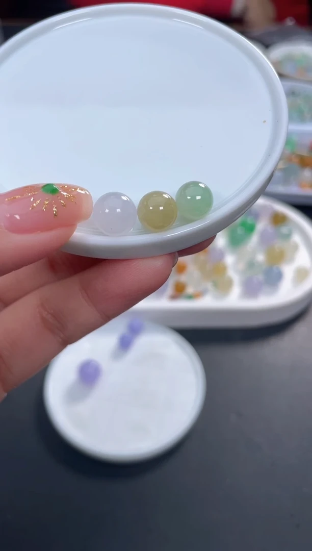 未镶嵌定制翡翠白**豆啊A124