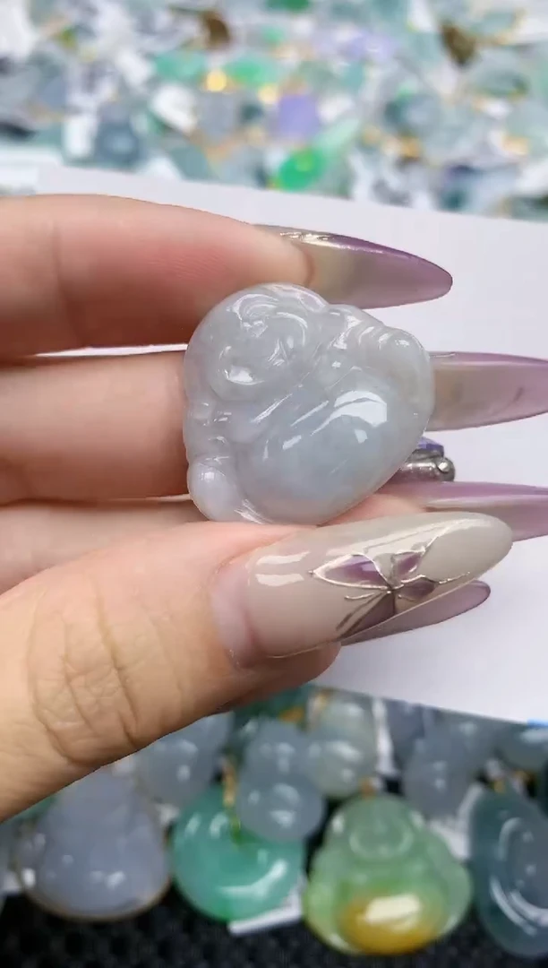 翡翠挂件未镶嵌1   天然翡翠A货