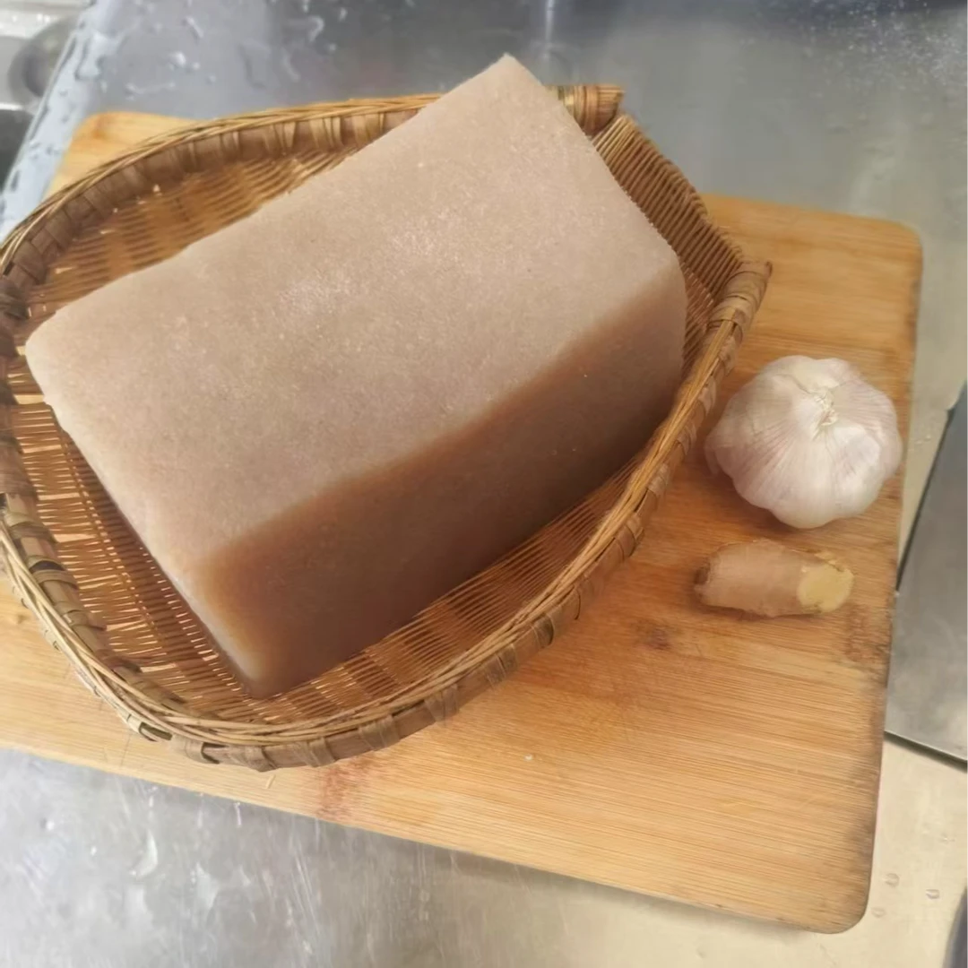 农家纯手工魔芋豆腐四川正宗老魔芋蒟蒻现做现发新鲜低脂真空包装