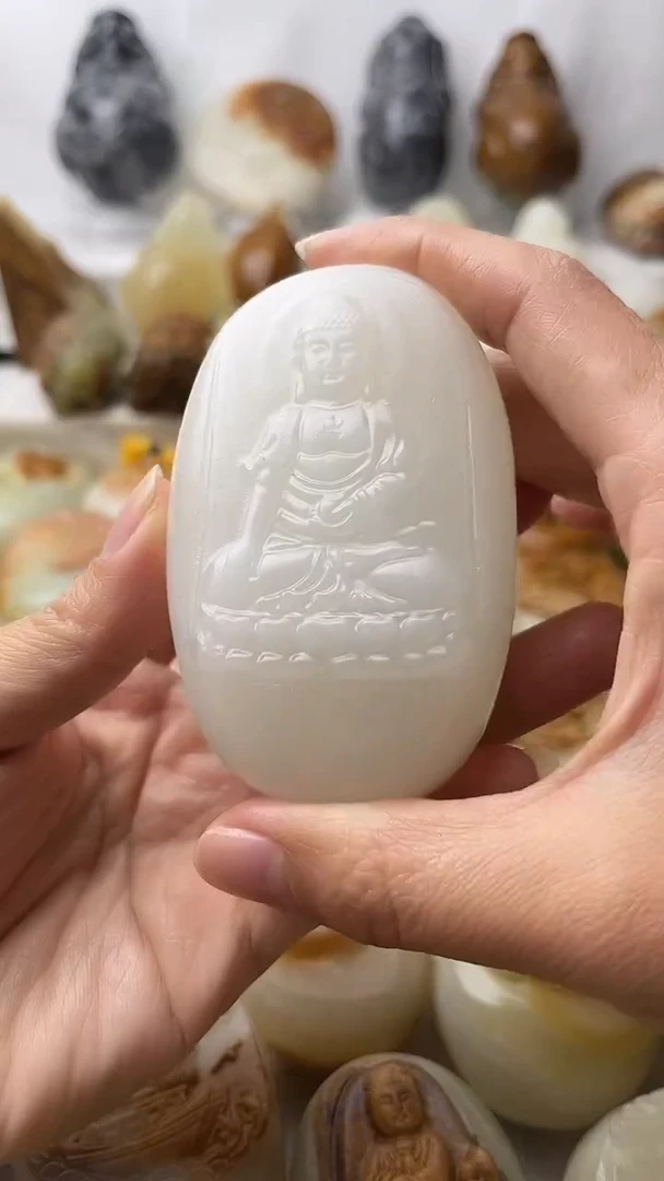 石材古青石棉纹正常不退换大日如来