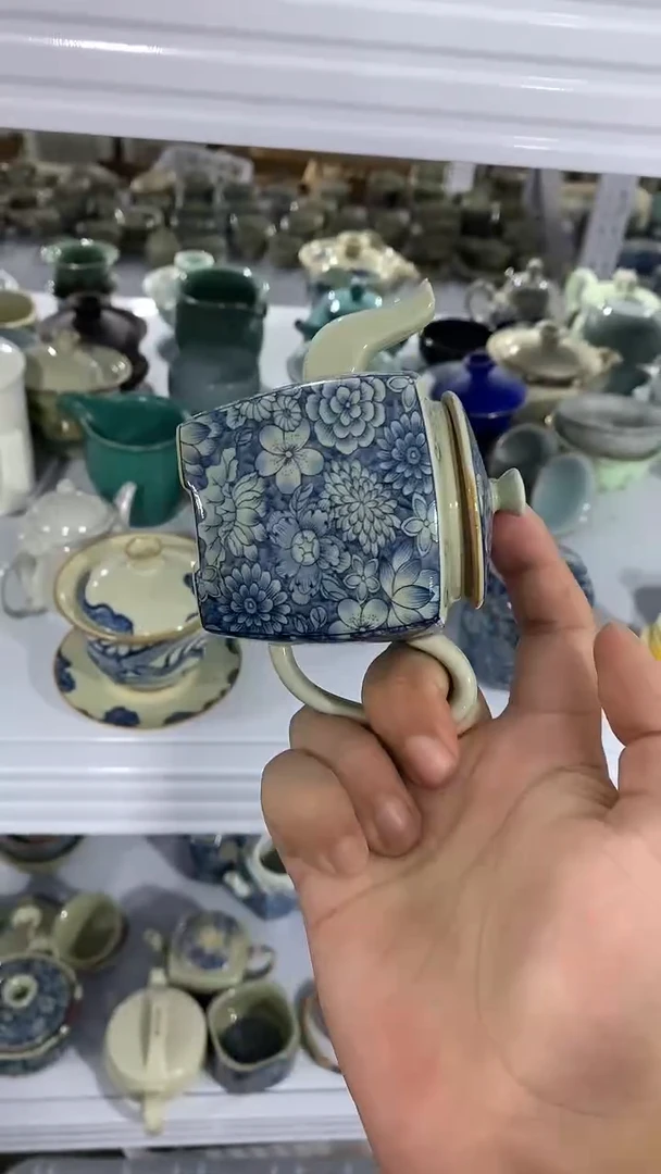 茶具【清！一件不留】汝窑、茶壶盖碗茶杯主人杯微矿点