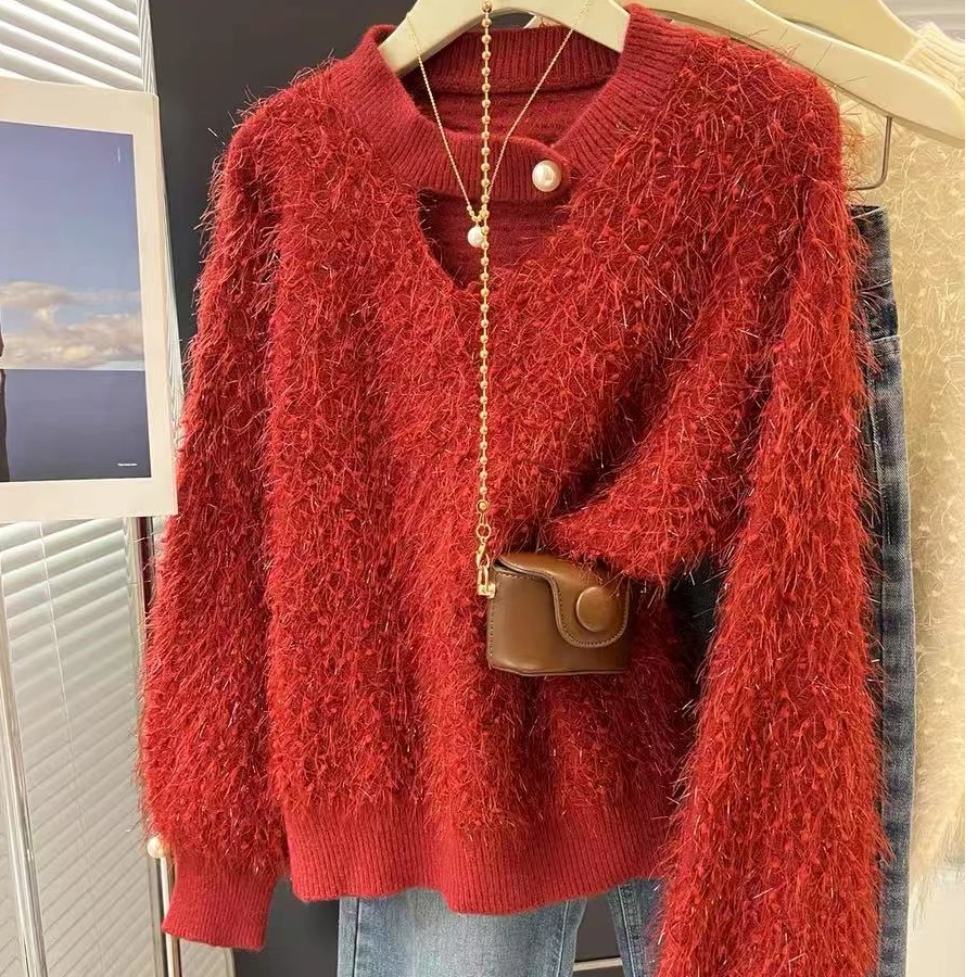 201-205微卡儿2025秋冬针织气质温柔百搭上衣02