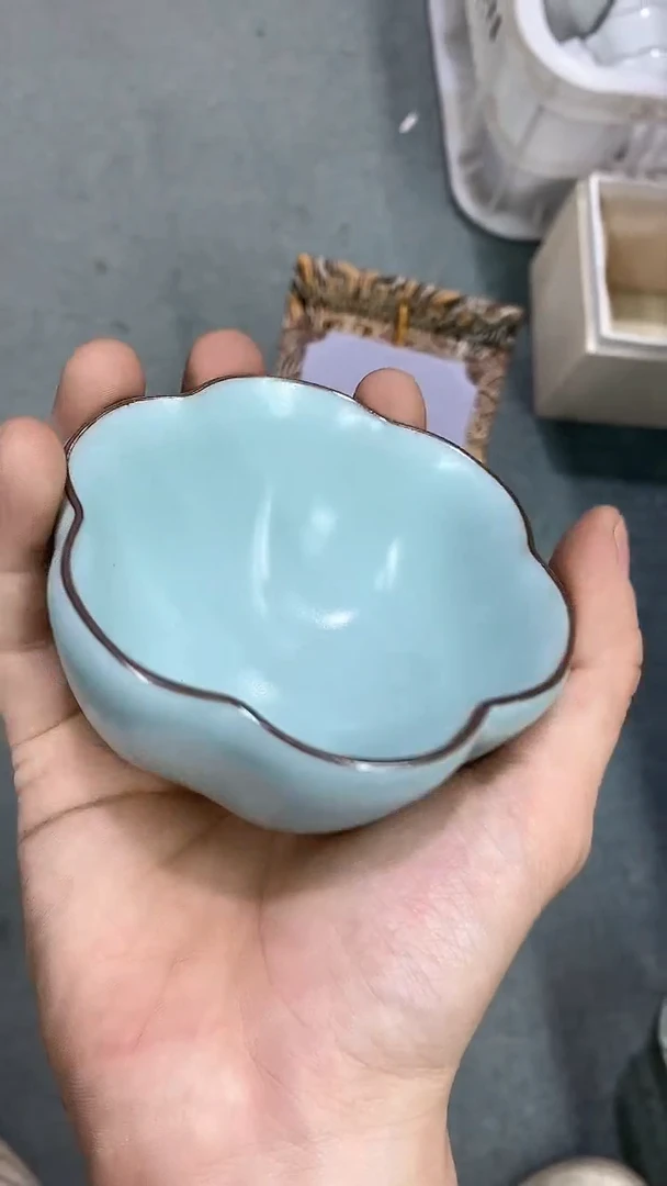 【闪购商品】瓷片陶瓷茶器孤品B0274蓝