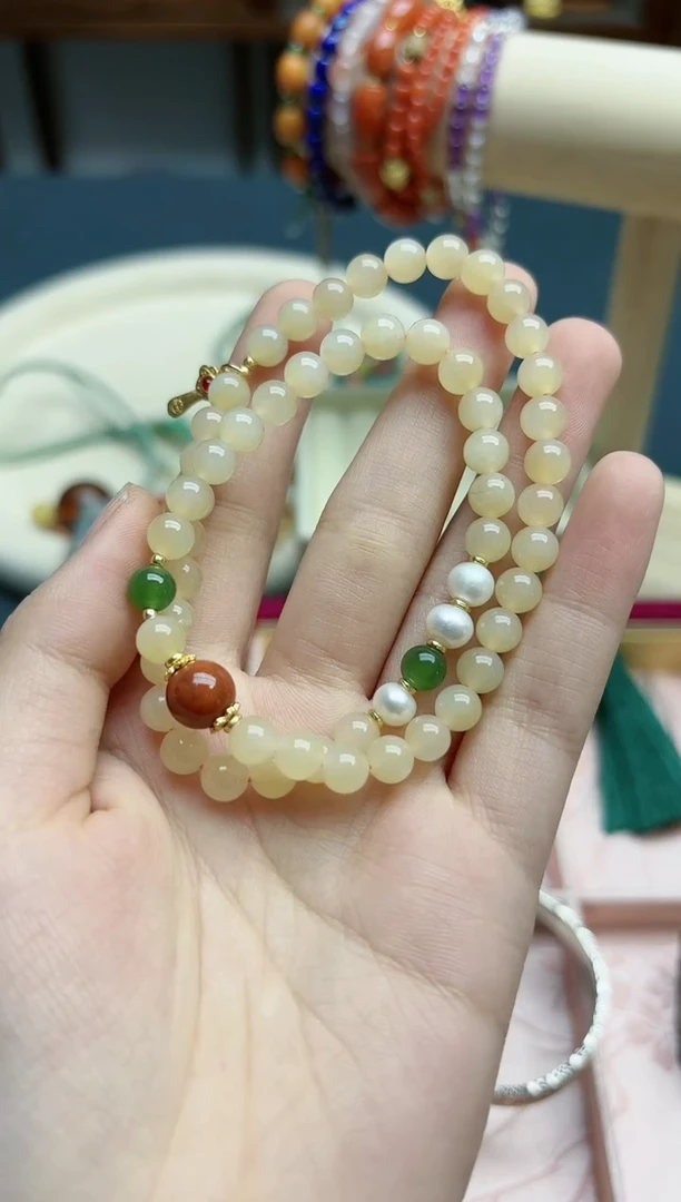 【闪购商品】和田玉长串未镶嵌和田玉多宝长串*1 XEZ