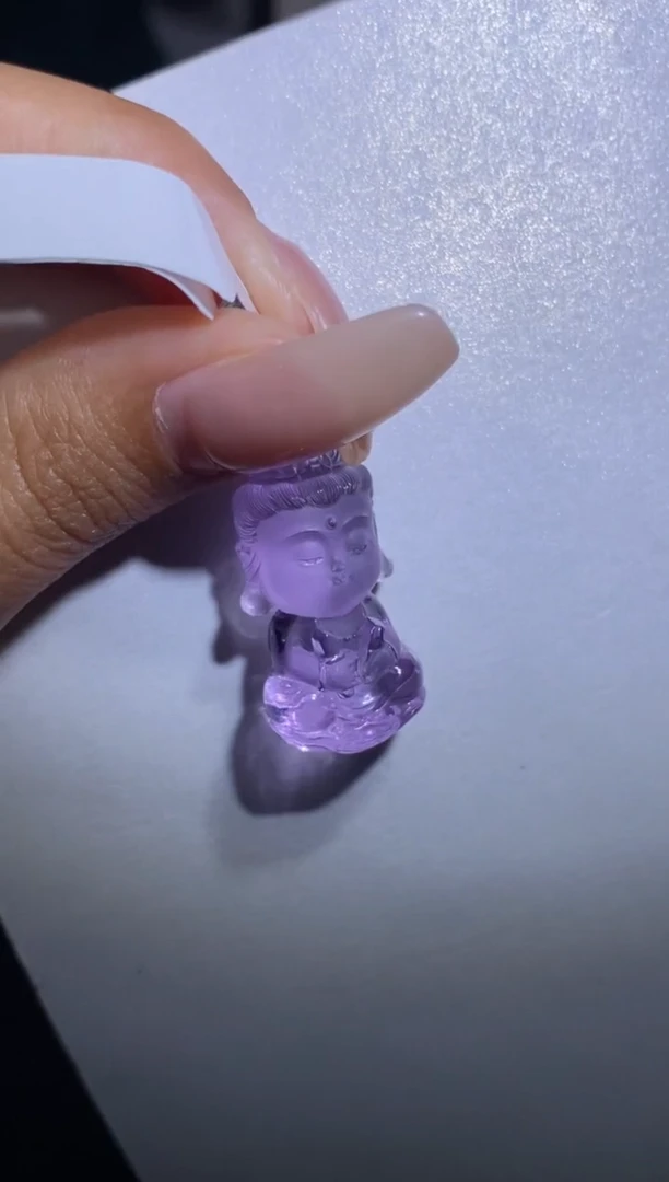 颈饰未镶嵌水晶大*文殊宝宝佛