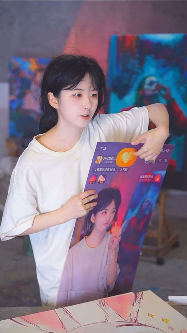 油画S**r尼克狐兔朱迪赚钱版丙烯画