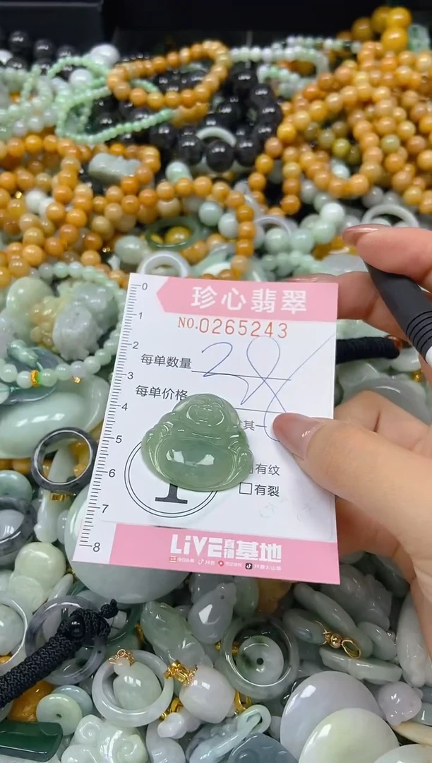 翡翠未镶嵌颈饰闪购0265243
