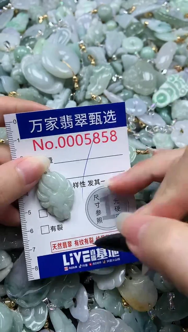 吊坠(不含链)未镶嵌翡翠5858