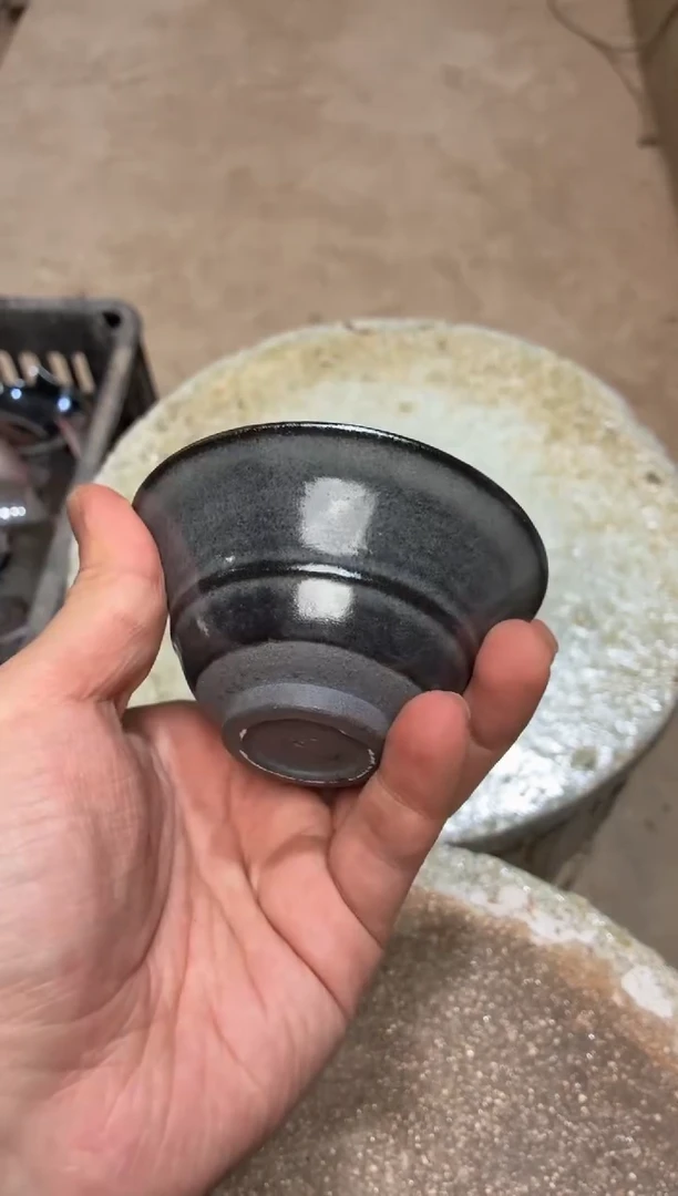 茶盏真柴烧建盏换点柴火