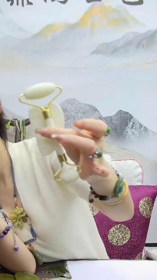 【闪购商品】蛇纹石玉刮板未镶嵌刮板 美容棒