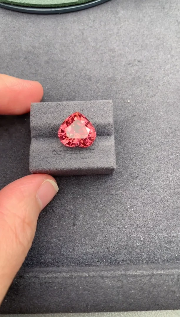 未镶嵌珠宝半成品碧玺7.3ct粉碧玺  BH  定制