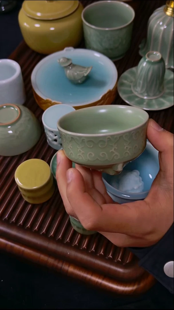 任**身和青禾三羊杯