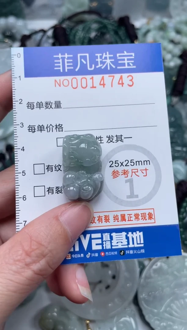 颈饰未镶嵌翡翠14743