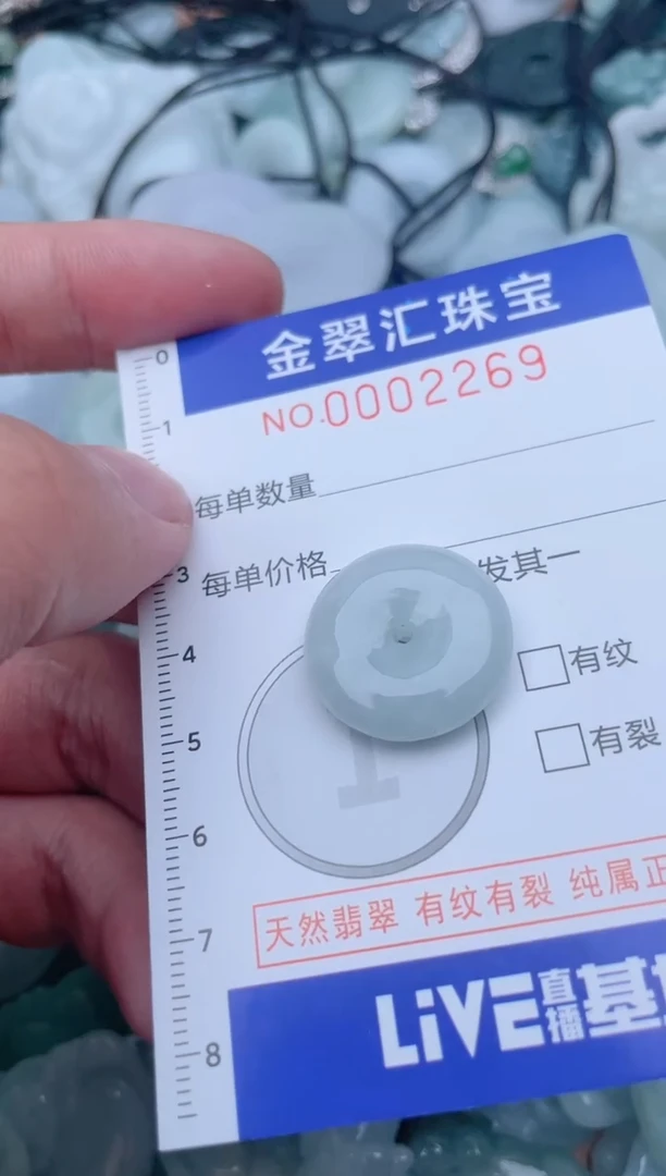 翡翠未镶嵌颈饰2269
