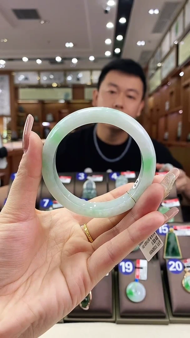 未镶嵌手镯翡翠57-58正圈手镯