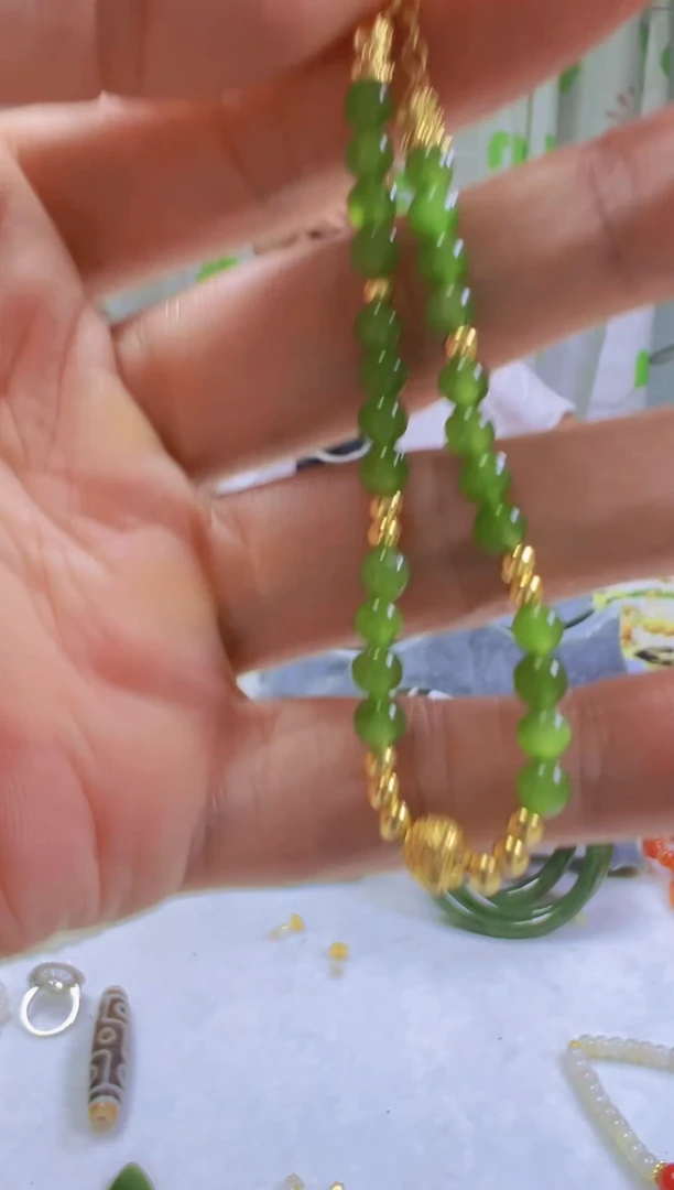 和田玉（碧玉）未镶嵌手链手链