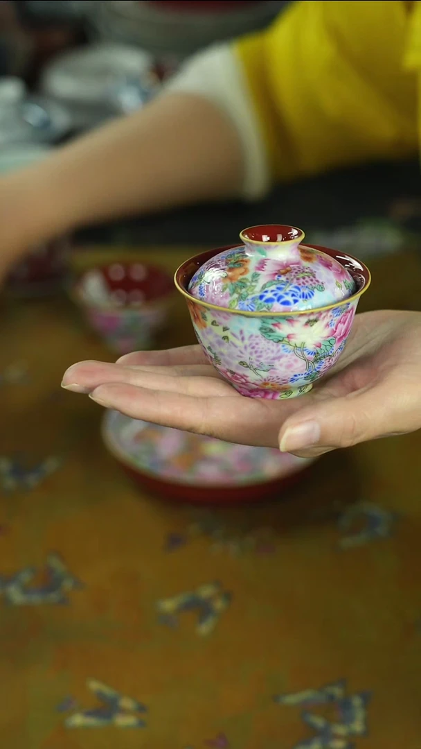 炸茶具 天冷了 围炉煮茶中~~