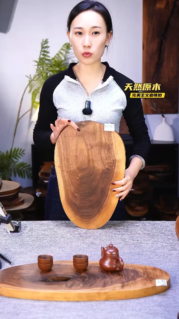 木北美黑胡桃原木.干裂疤结不属于商品质量问题完美主义者慎拍