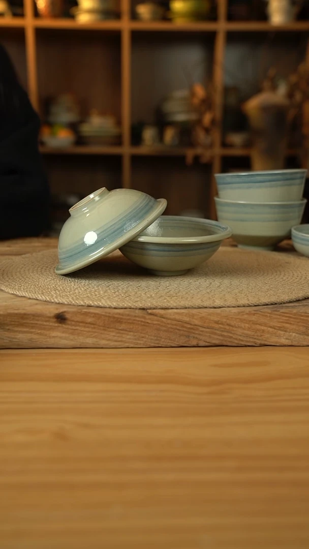 青云系列的5.5英寸帽子碗2个