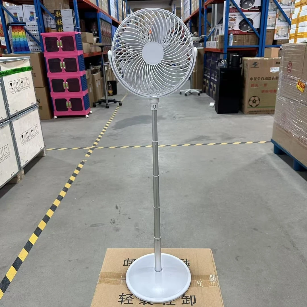 家用高级白色小电风扇可拉伸