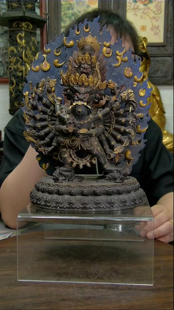 【闪购商品】大威德铜像造像收藏造像