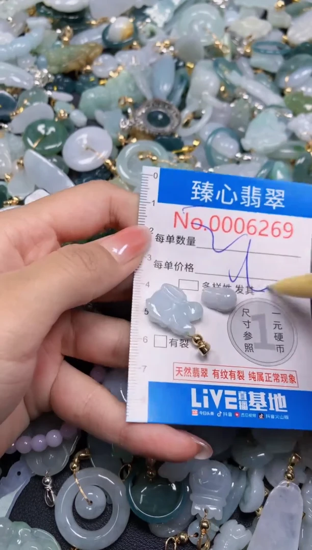 吊坠(不含链)未镶嵌翡翠6269