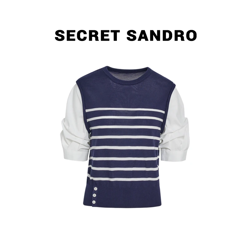 【钢琴衫】【多娜&Secret Sandro粉丝专享】毛衫 M55221168N