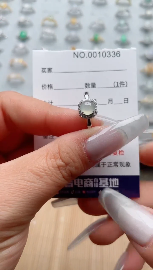 【闪购商品】翡翠戒指银S925镶嵌·