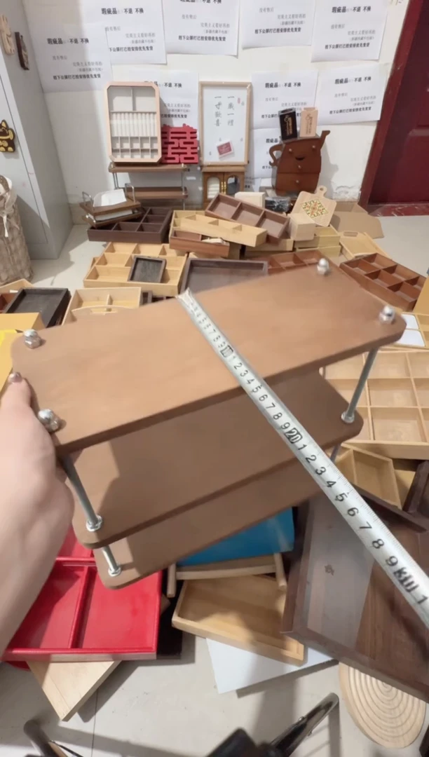 杯架实松木35*14*30