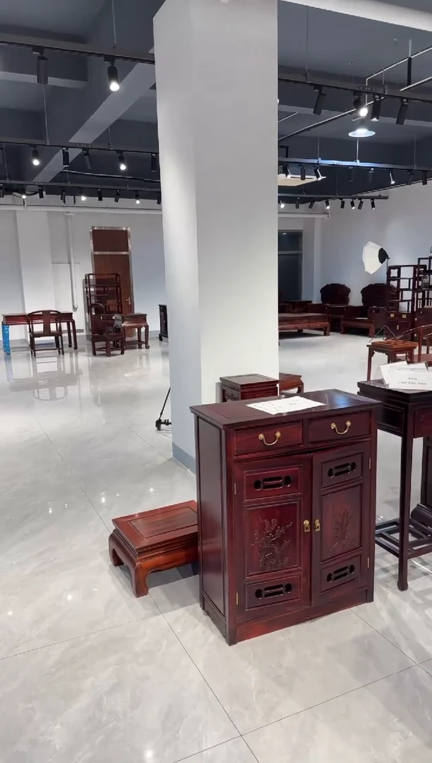 木加厚款晴雕花鞋柜