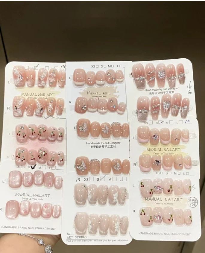 【纯手工穿戴甲拆拆乐】默认微瑕 no退no换 谨慎下单