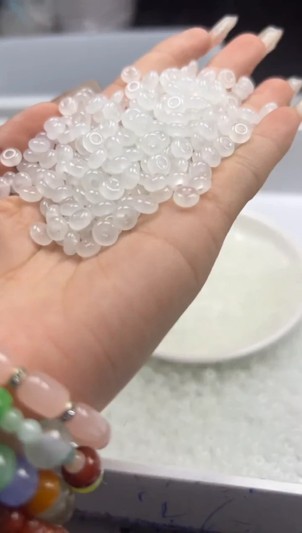 南红玛瑙未镶嵌颈饰w747荔枝冻算盘6*3mm*50颗