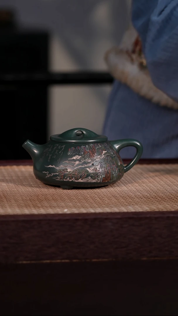 茶壶紫砂绿泥 300cc