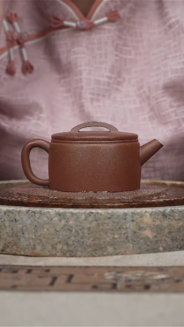 【闪购商品】紫砂茶壶底槽清汉瓦200cc