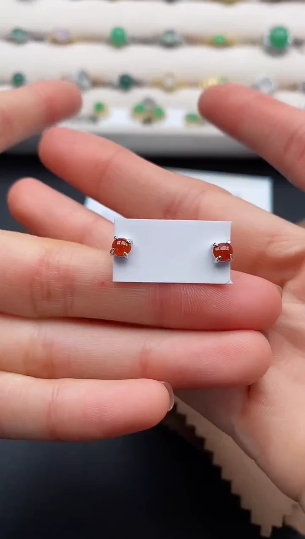 银S925镶嵌戒指翡翠22222222+6