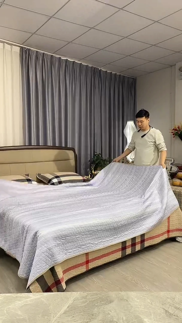 棉200cm*230cm 蓝波纹