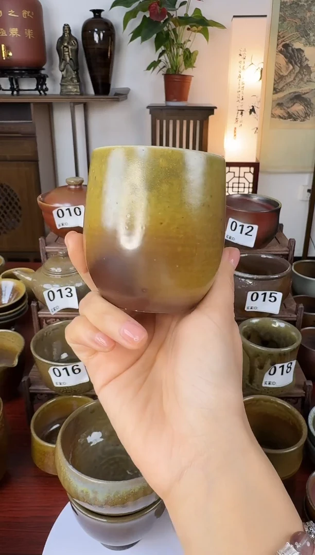杯高温柴烧儒陶束口杯
