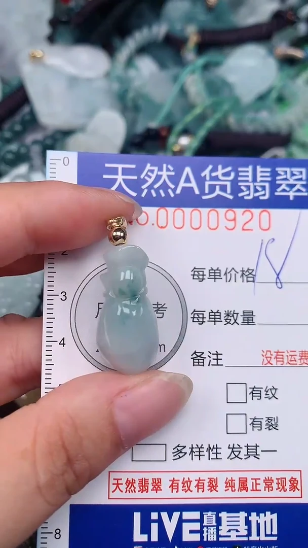 翡翠未镶嵌颈饰...0000920