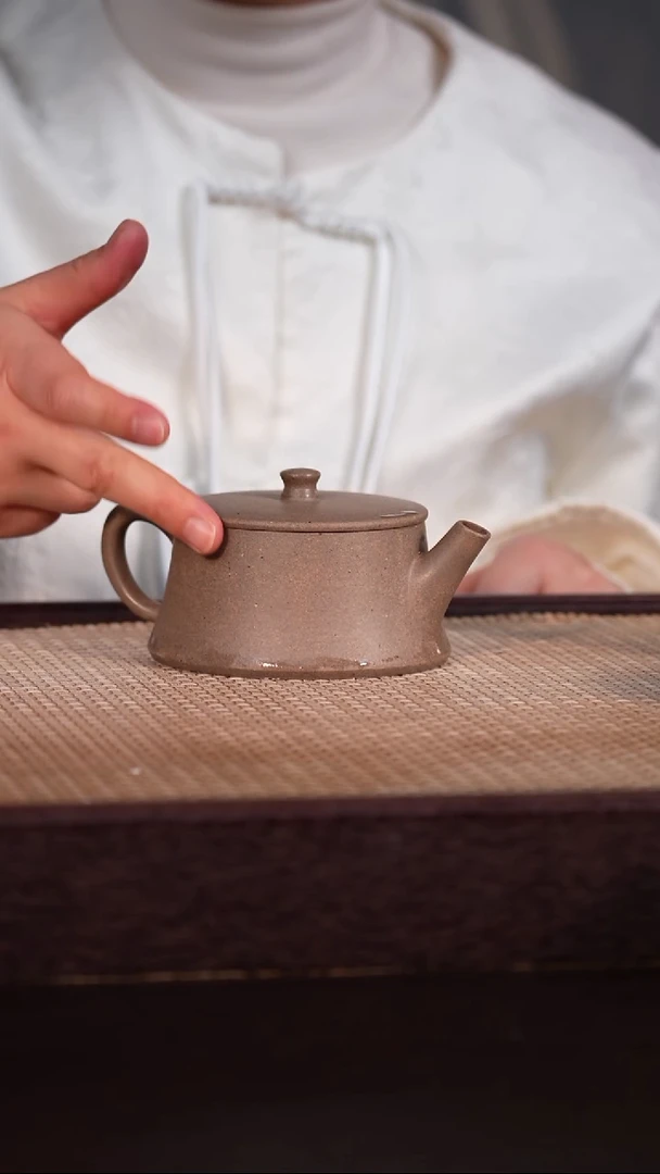 茶壶紫砂高温青段 220cc