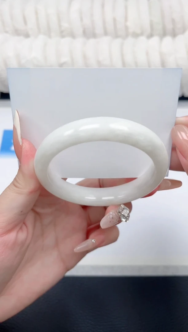 未镶嵌手镯和田玉46-羊脂白58.4