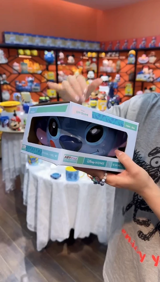 瓷片@@史迪奇水果沙拉碗（礼盒）