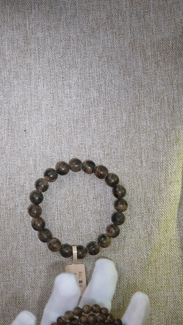 手串沉香文莱10g单圈1.0