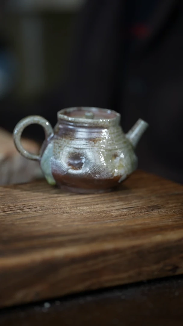 浪鬼柴烧无我系列 茶壶