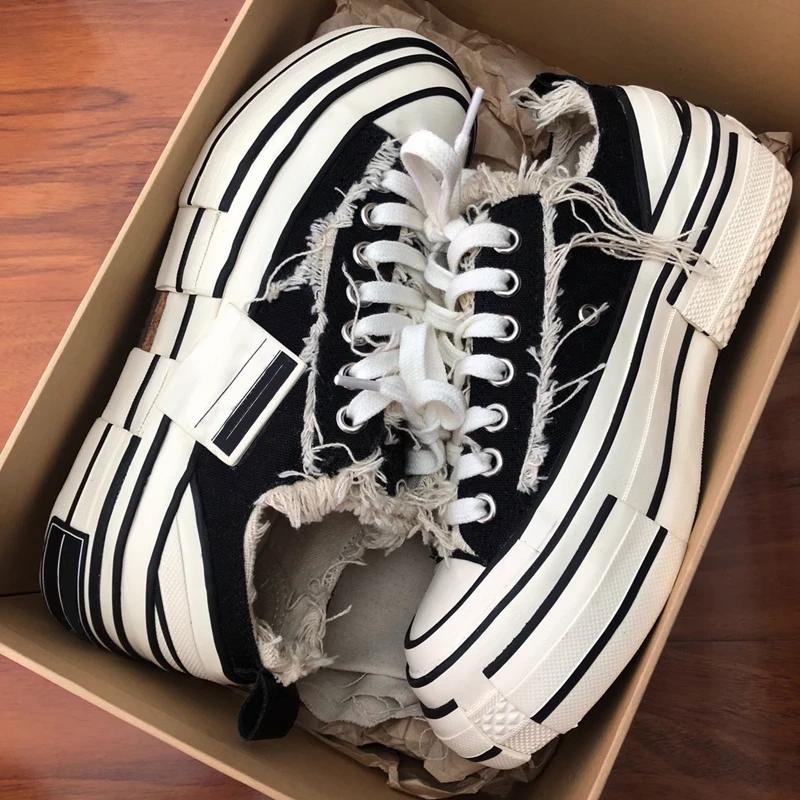 【正确字母】明星同款乞丐帆布鞋男款2025新款时尚百搭运动休闲板鞋