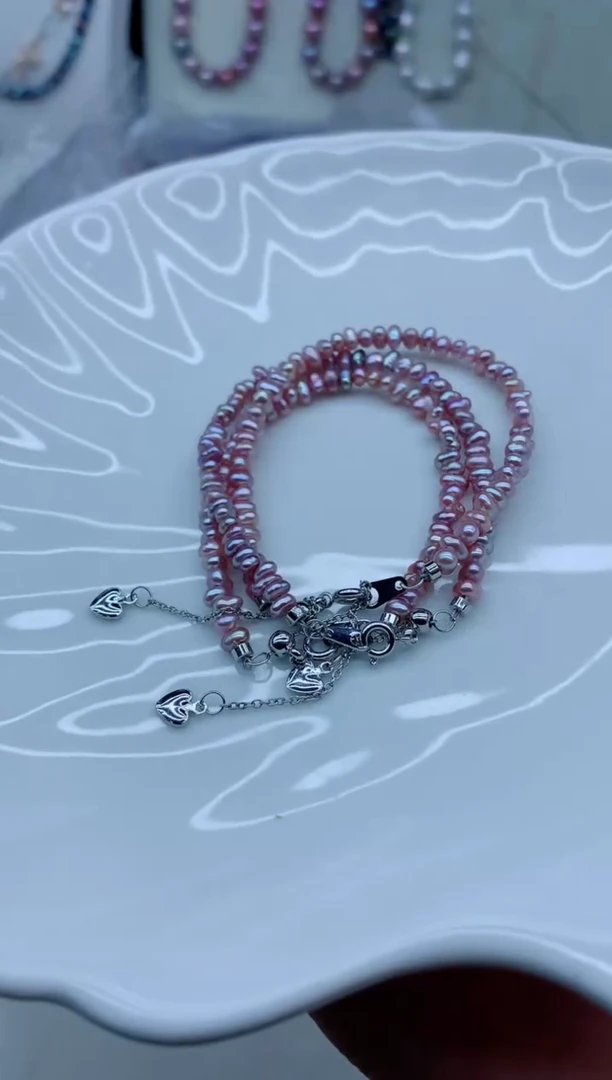 淡水珍珠手链未镶嵌淡水珍珠手链多样性发其一