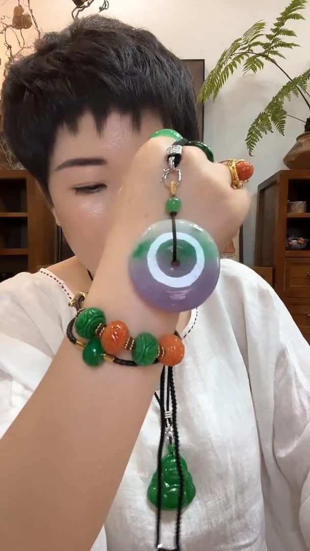 吊坠(赠链)合金翡翠102