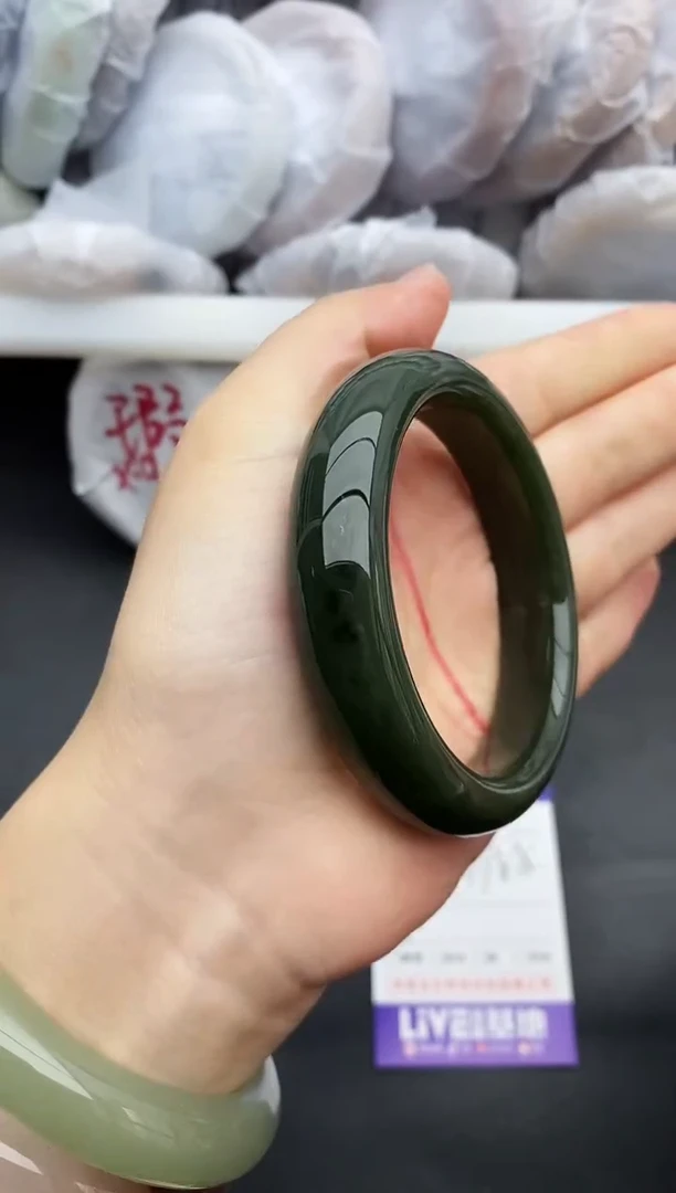 未镶嵌手镯石英质玉瑕疵14+57/58