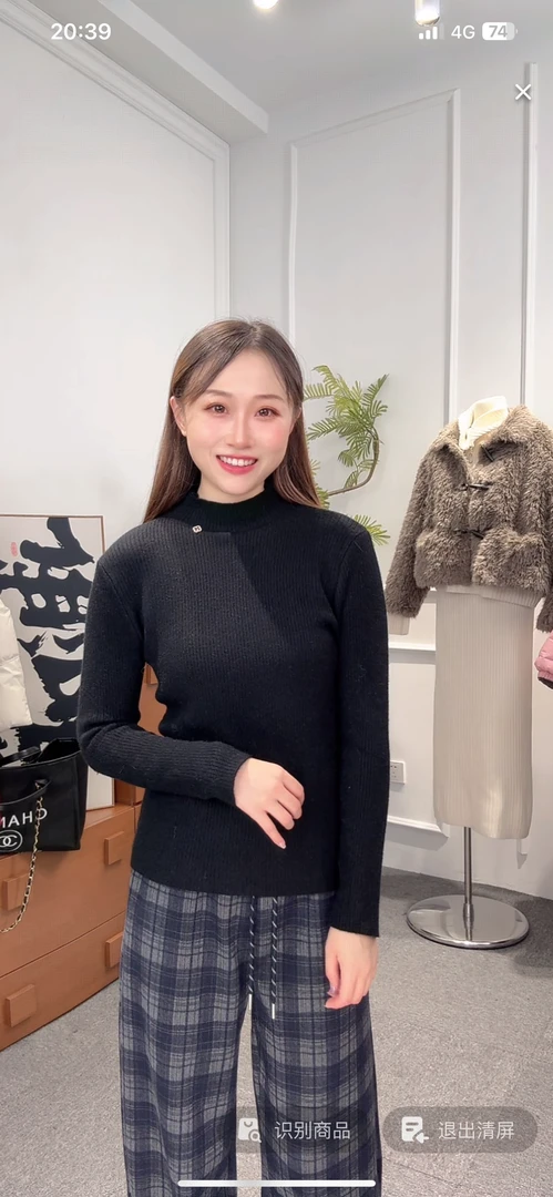 【壹壹专属】时尚休闲宽松显瘦百搭针织衫ZZS2577