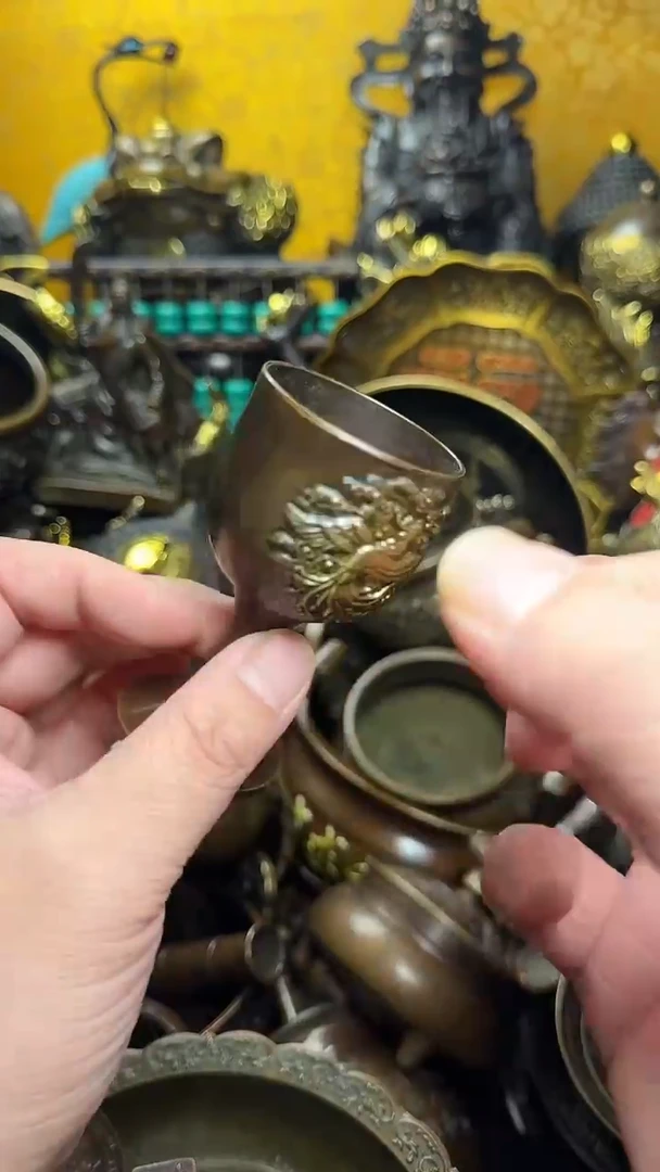 铜器摆件收收藏藏