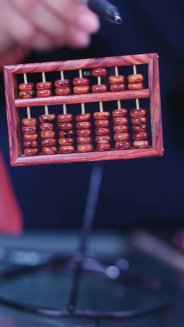 黄花梨/降香黄檀海南黄花梨山料算盘手把件